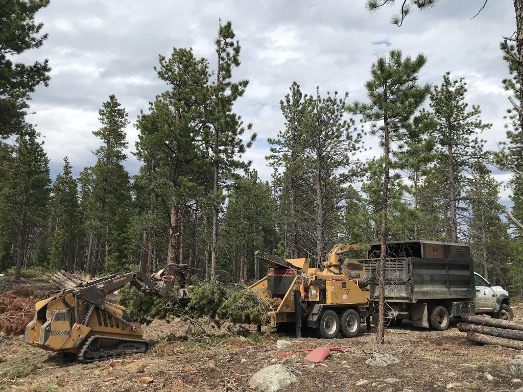 Lot and property clearing equipment