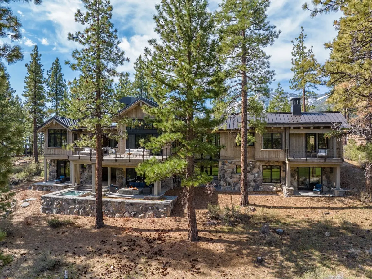 Defensible space around a Truckee mountain home